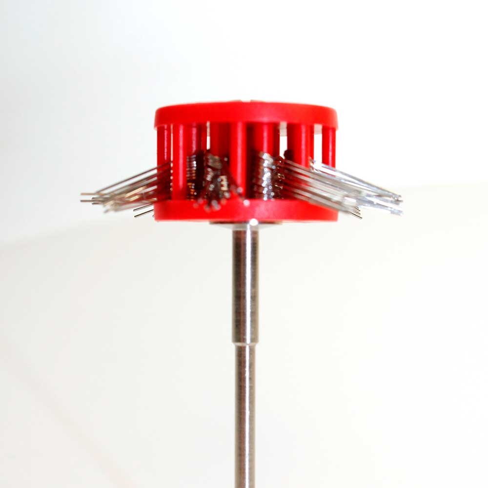 Satin finish brushes with shank 
