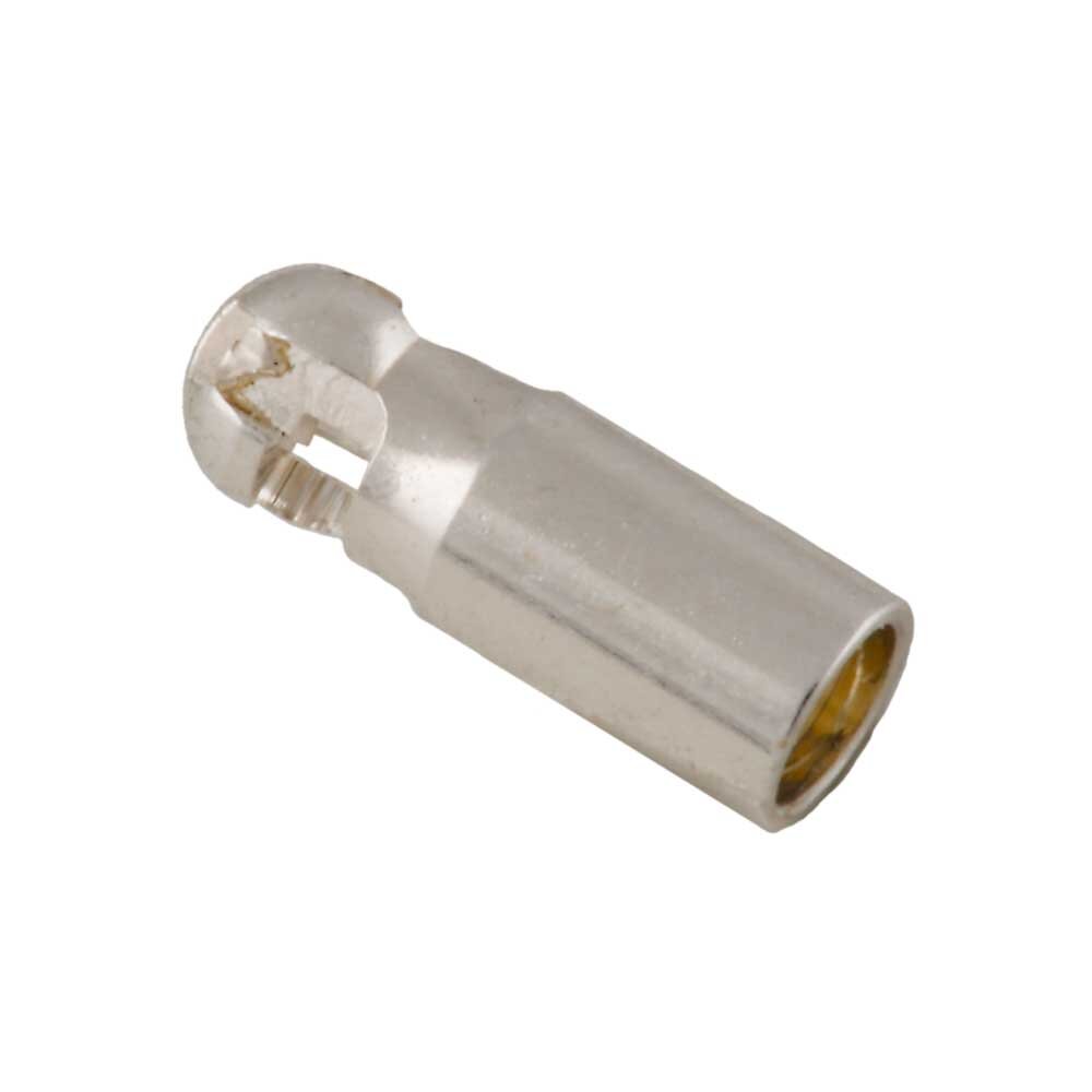 End cap bayonet key for lock cylinder, 925/- silver 