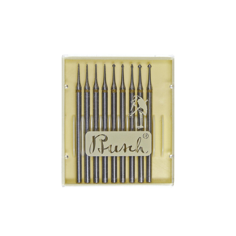 PavéCut set, carbide, Busch (9 pcs.) 