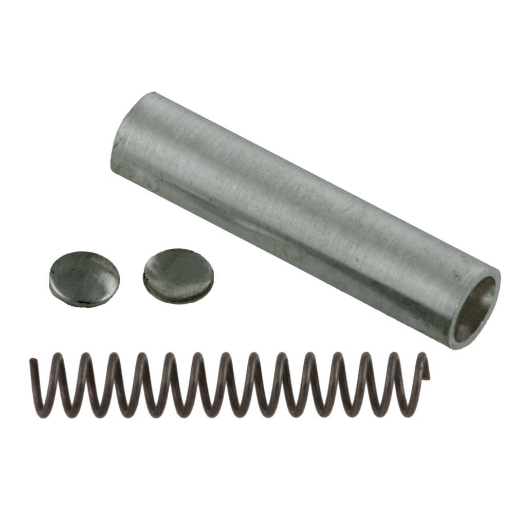 Lock cylinder, double bayonet, 18K white gold 