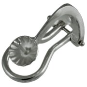 Omega clip with cup 585/- white gold