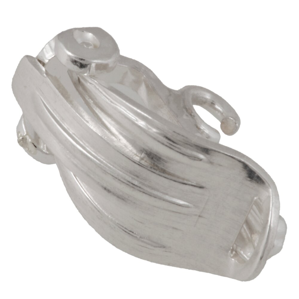 Ear clip with tulip and jump ring 925/- 