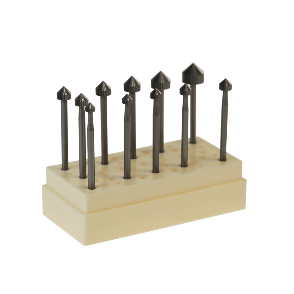 Stone setting cutter set, Busch (11 pcs.)  