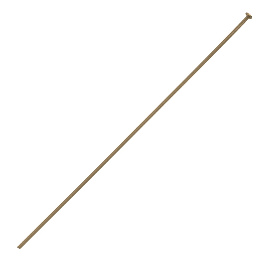 Head pin 925/- gold-plated 