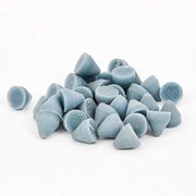 OTEC KO10 blå/grov plastik slibemedier, kegle, 10 mm