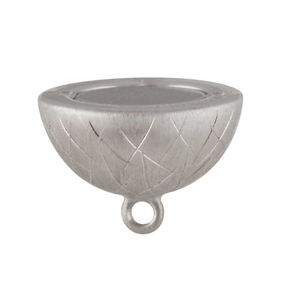 Matt magnet clasp with ice pattern 925/-, 12 mm 