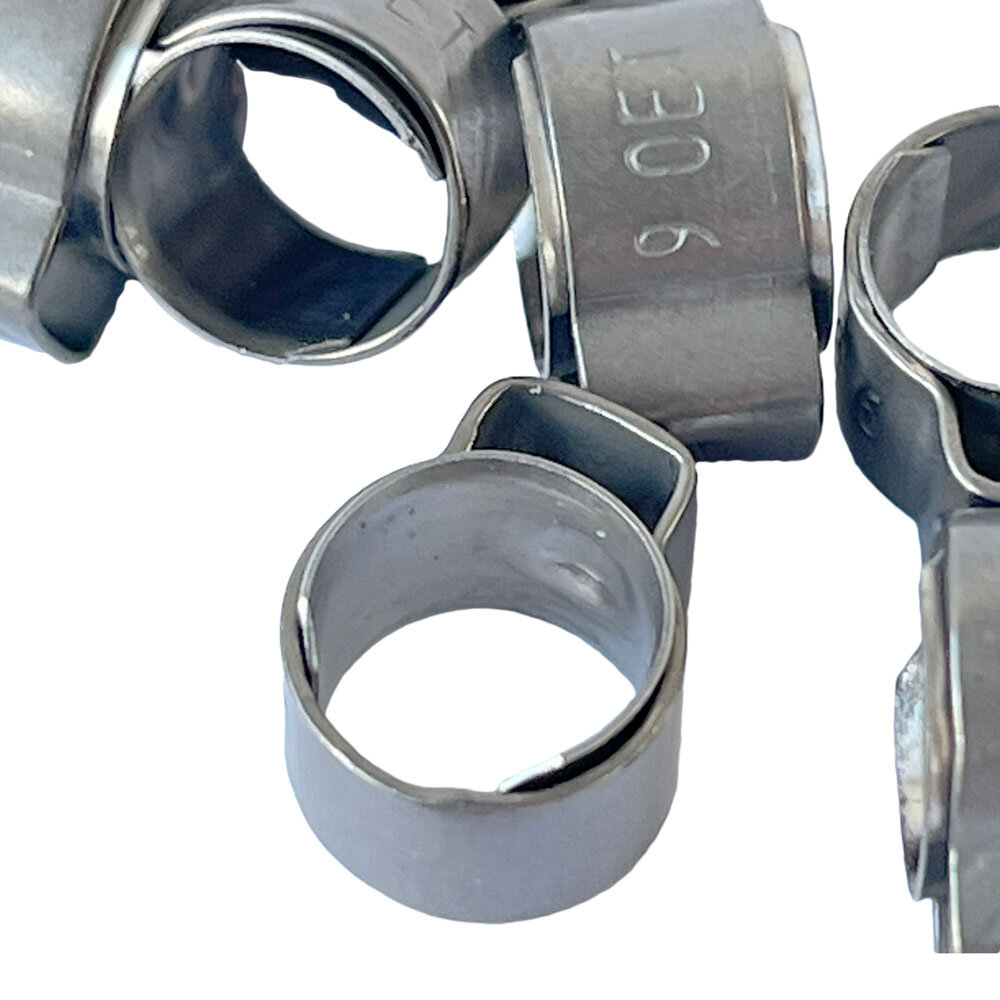 Hose clamp, Ø 9 mm 