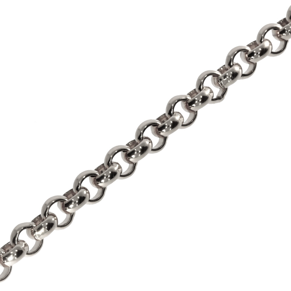 Ærtekæde let 925/- antik oxyderet 