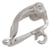 Ear clip with tulip and jump ring 925/-