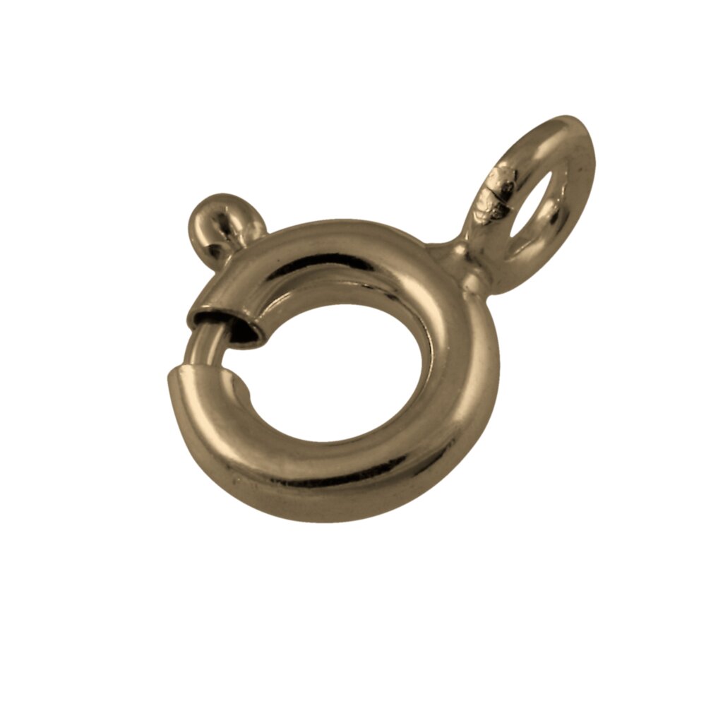 Spring ring 333/- yellow gold 