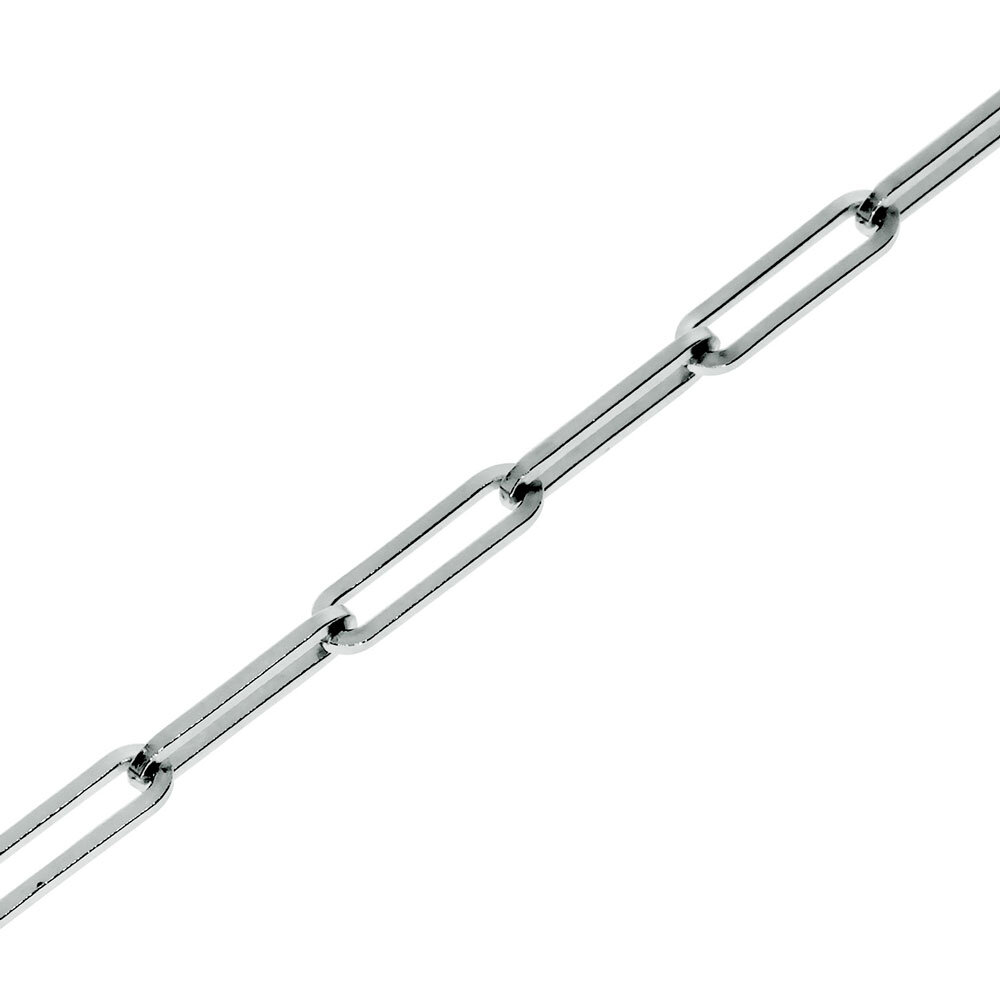Silverkedja, rektangulär jämn 925/- 