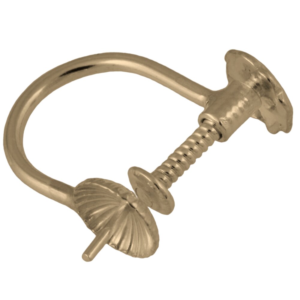 Screwback with cup 333/- yellow gold 