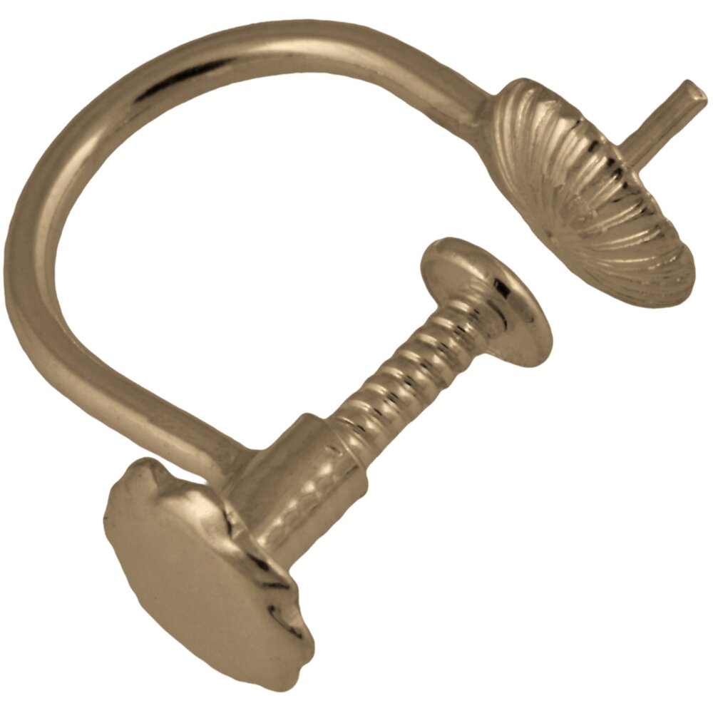 Screwback with cup 333/- yellow gold 
