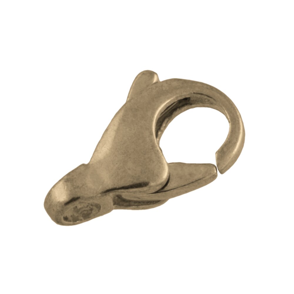 Carabine BC trigger clasp 925/- gold-plated 