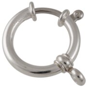 Spring ring with bolt 925/-