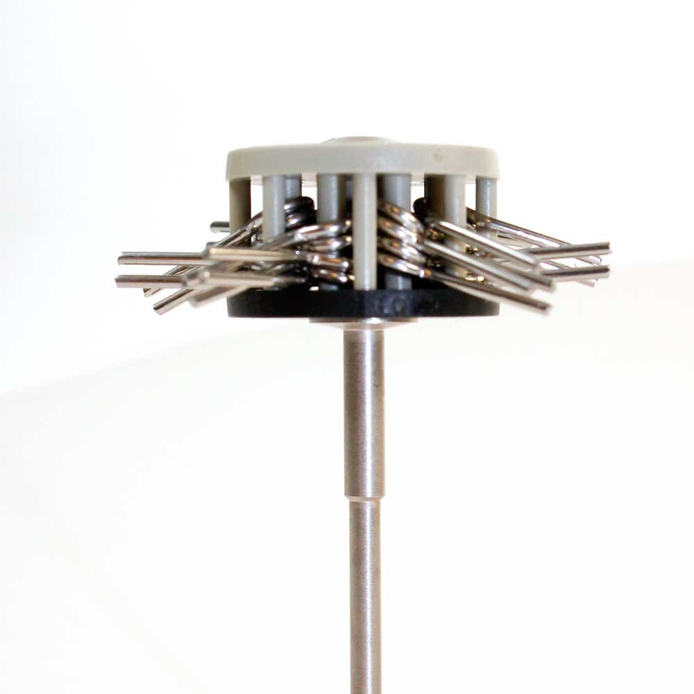 Satin finish brushes with shank 