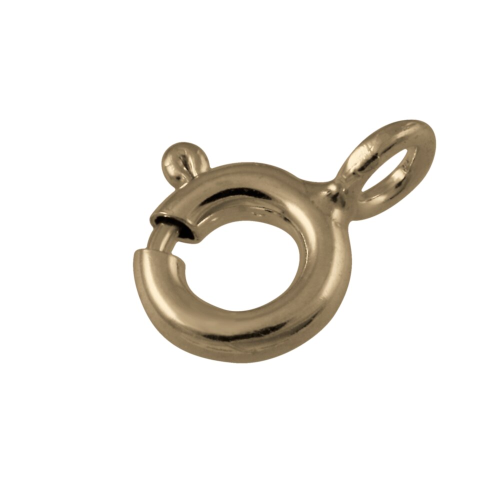 Spring ring 333/- yellow gold 