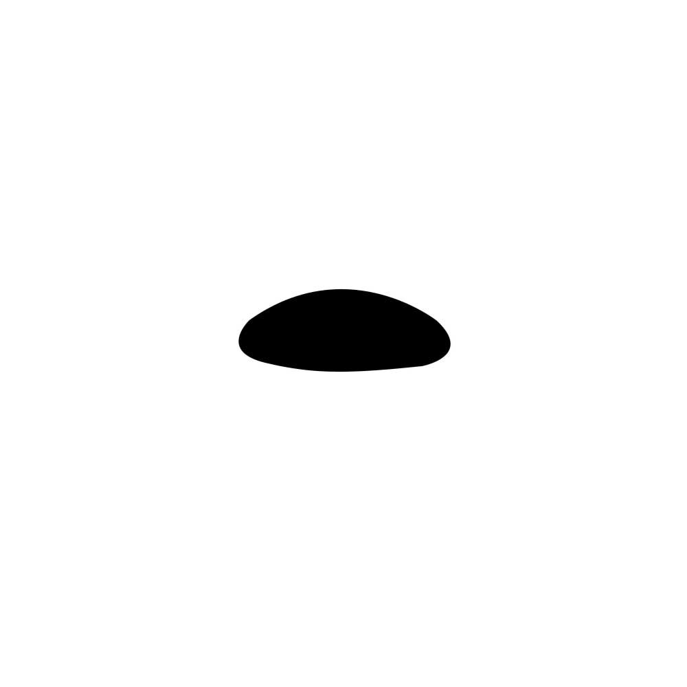 Draw plate, oval half 36% 6 > 3 mm 