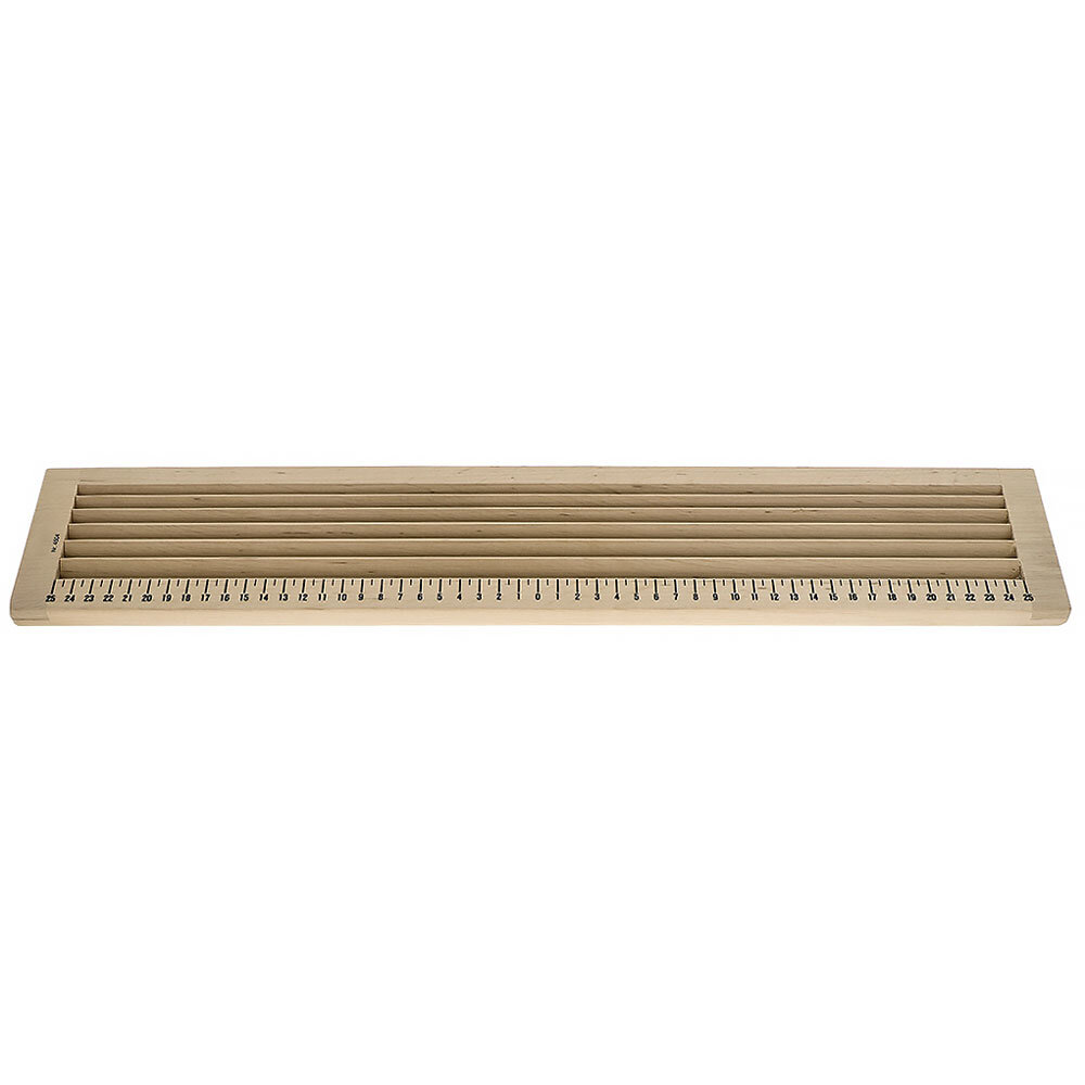 Board for pearls with ruler 