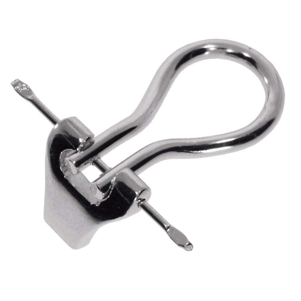 Omega clip 585/- white gold 
