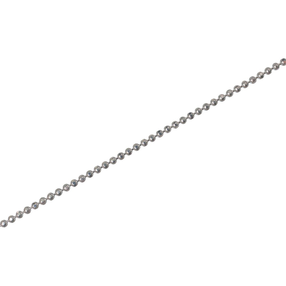Necklace ball plain cut 925/- 