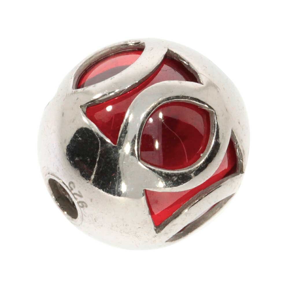 System clasp with circle pattern 925/- 