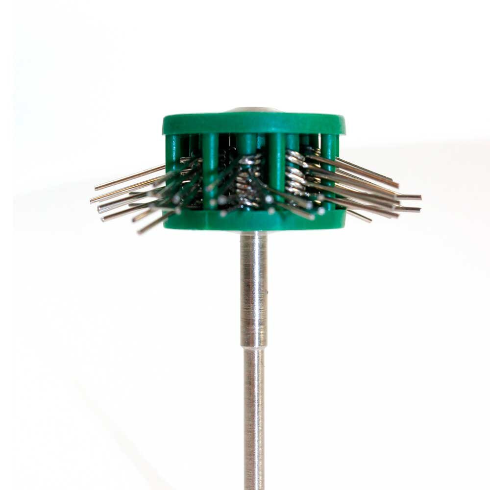 Satin finish brushes with shank 