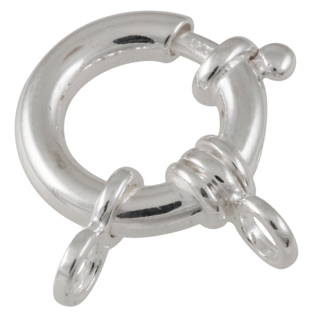 Springring med ögla 925/- 
