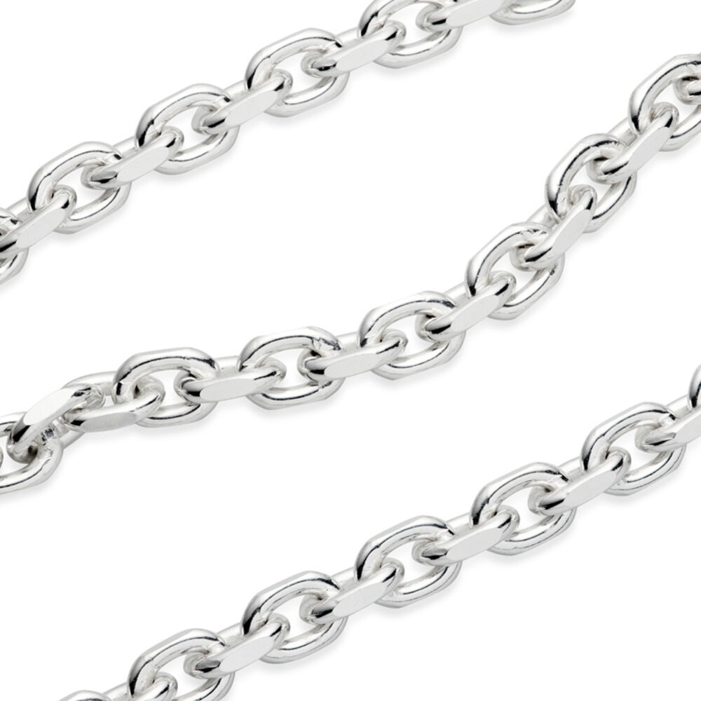 Silverkedja, Ankar faset 925/- 