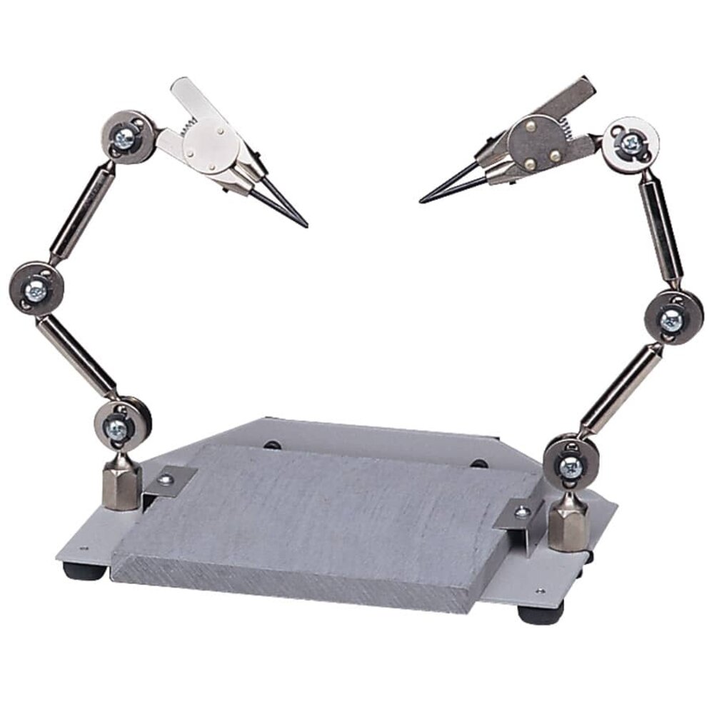 Third-hand with soldering station, standard double, GRS 