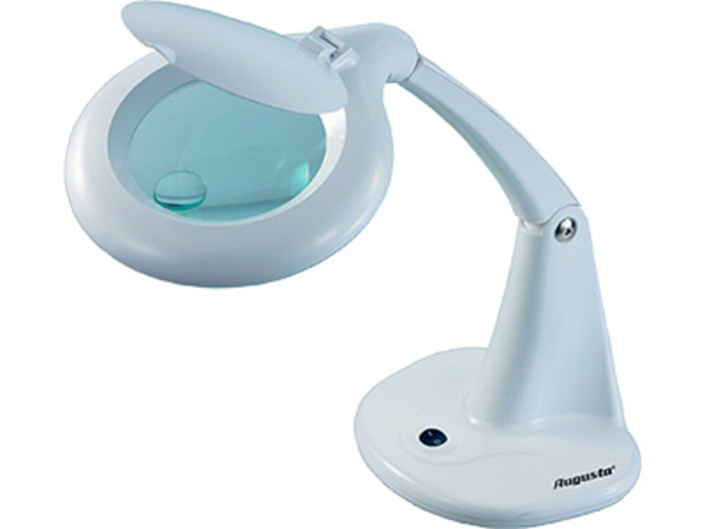 Luplampe med LED-ringlys, bordmodel 