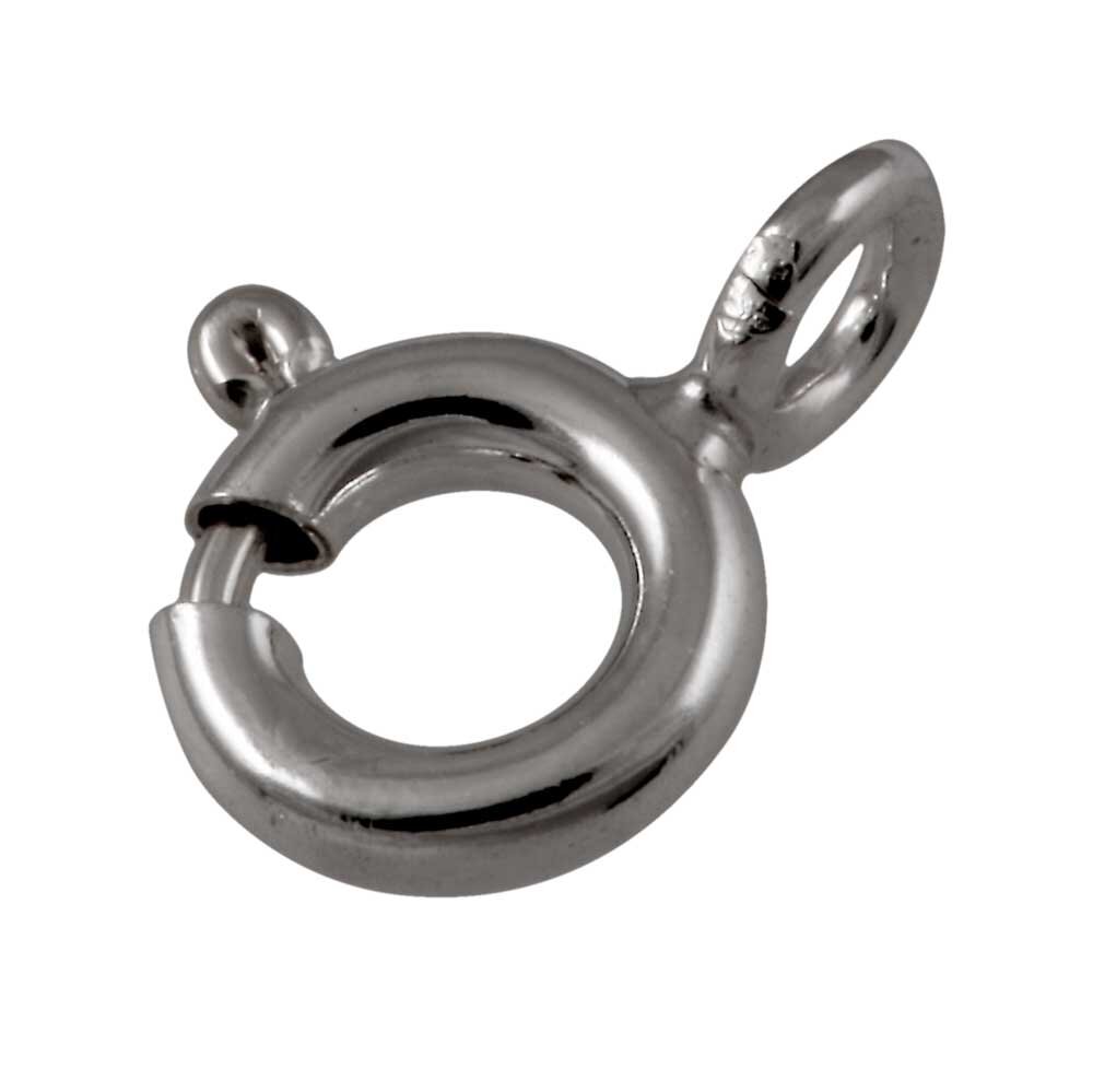 Fjederring 950/- platin 