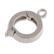 Pendant part for charms 925/- rhodium plated