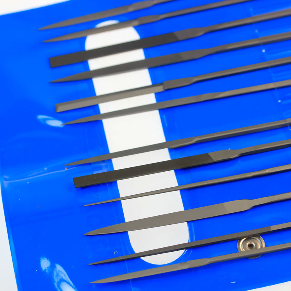 Escapement files set, Vallorbe, cutting 4 (12 pcs.) 