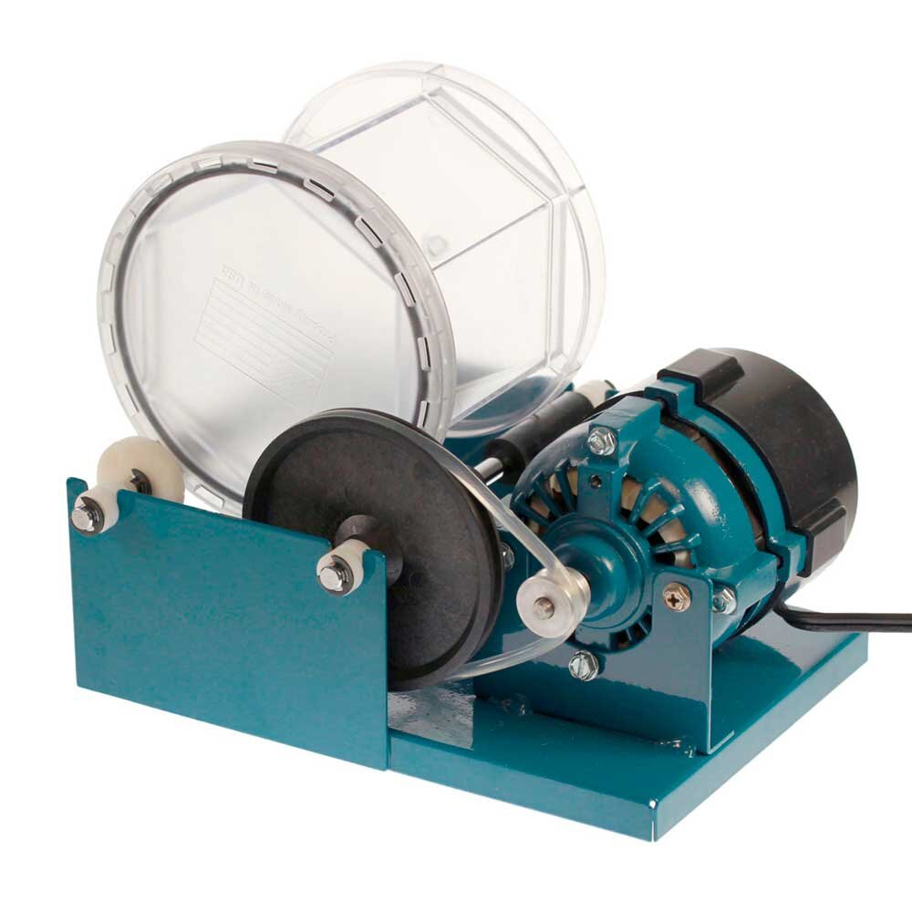 Rotary tumbler with PVC container, 1 kg 
