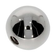 Polished system clasp 585/- white gold