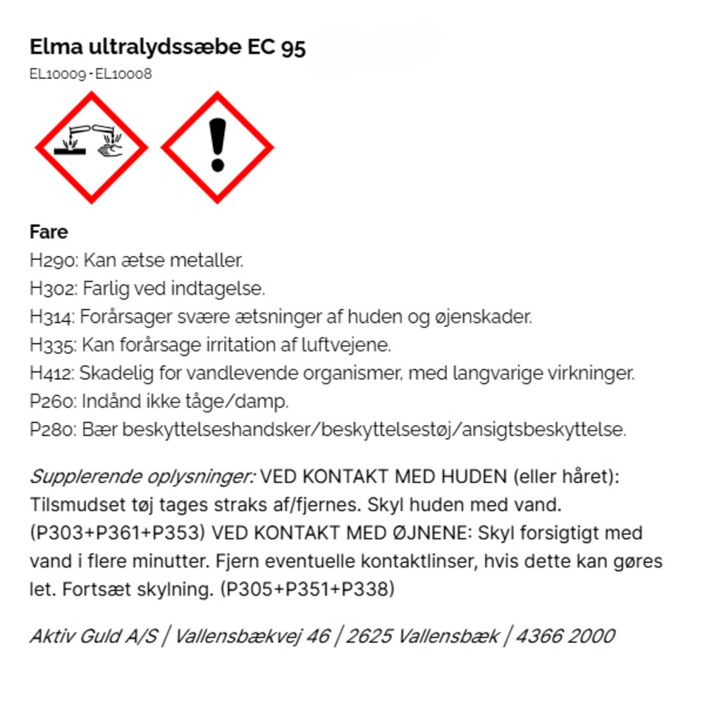 Elma Luxury Clean EC 95, 2,5 liter 