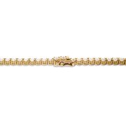 Tennis bracelet set with 91 brilliant-cut diamonds, 750/-