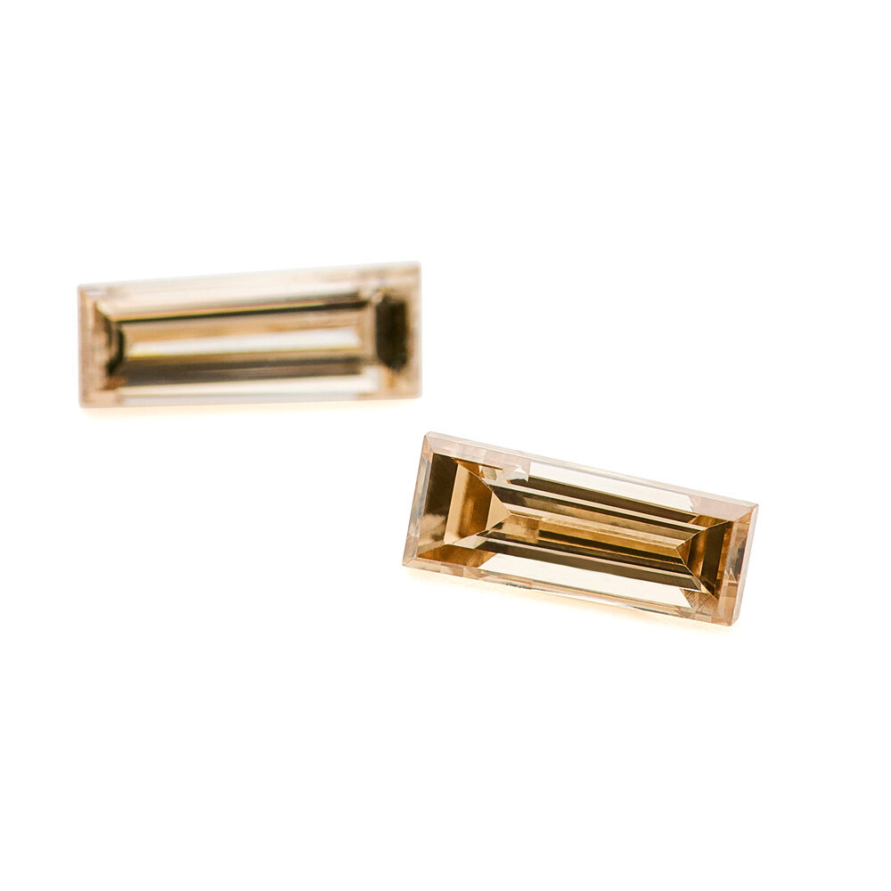 Baguette Natural Light Brown 0.33 ct 