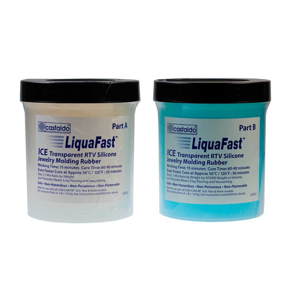 LiquaFast ICE RTV silicone molding rubber, Castaldo 
