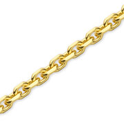 Trace diamond cut, 8-sides 750/- yellow gold