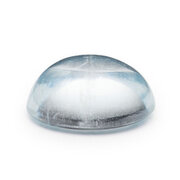 Akvamarin, oval cabochon, 11,00 x 9,00 mm