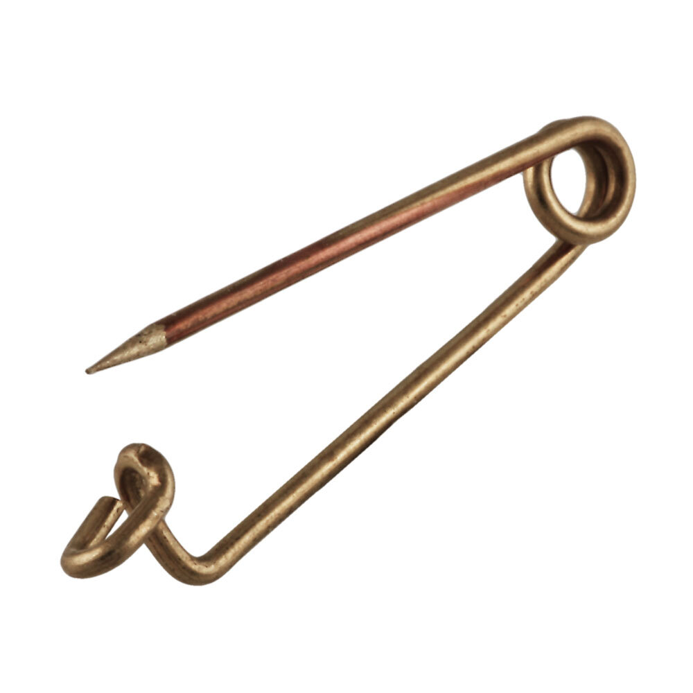 Safety needle brass 