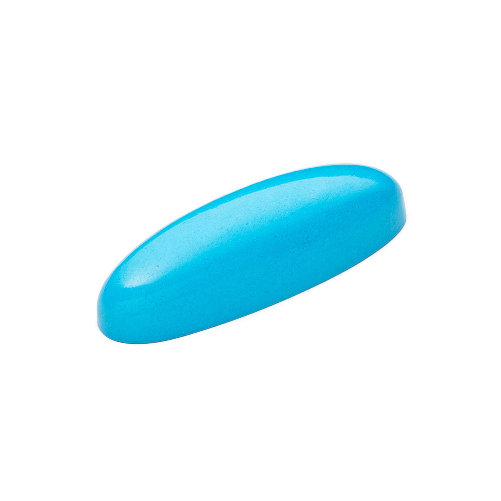 Turquoise, oval cabochon, 18.00 x 6.00 mm 