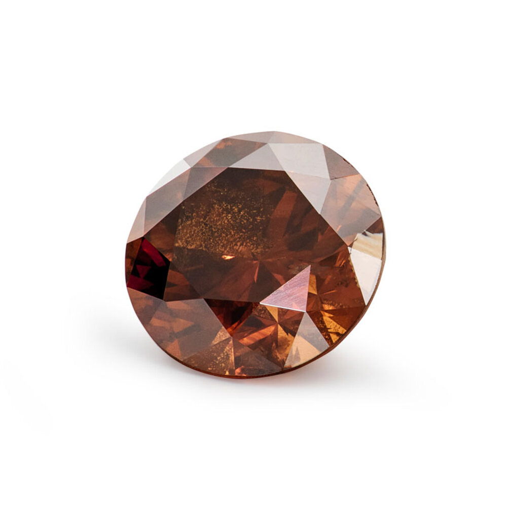 Brilliant Natural Brown/orange 0.73 ct 