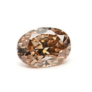 Oval Natural Brown +/- 0.50 ct