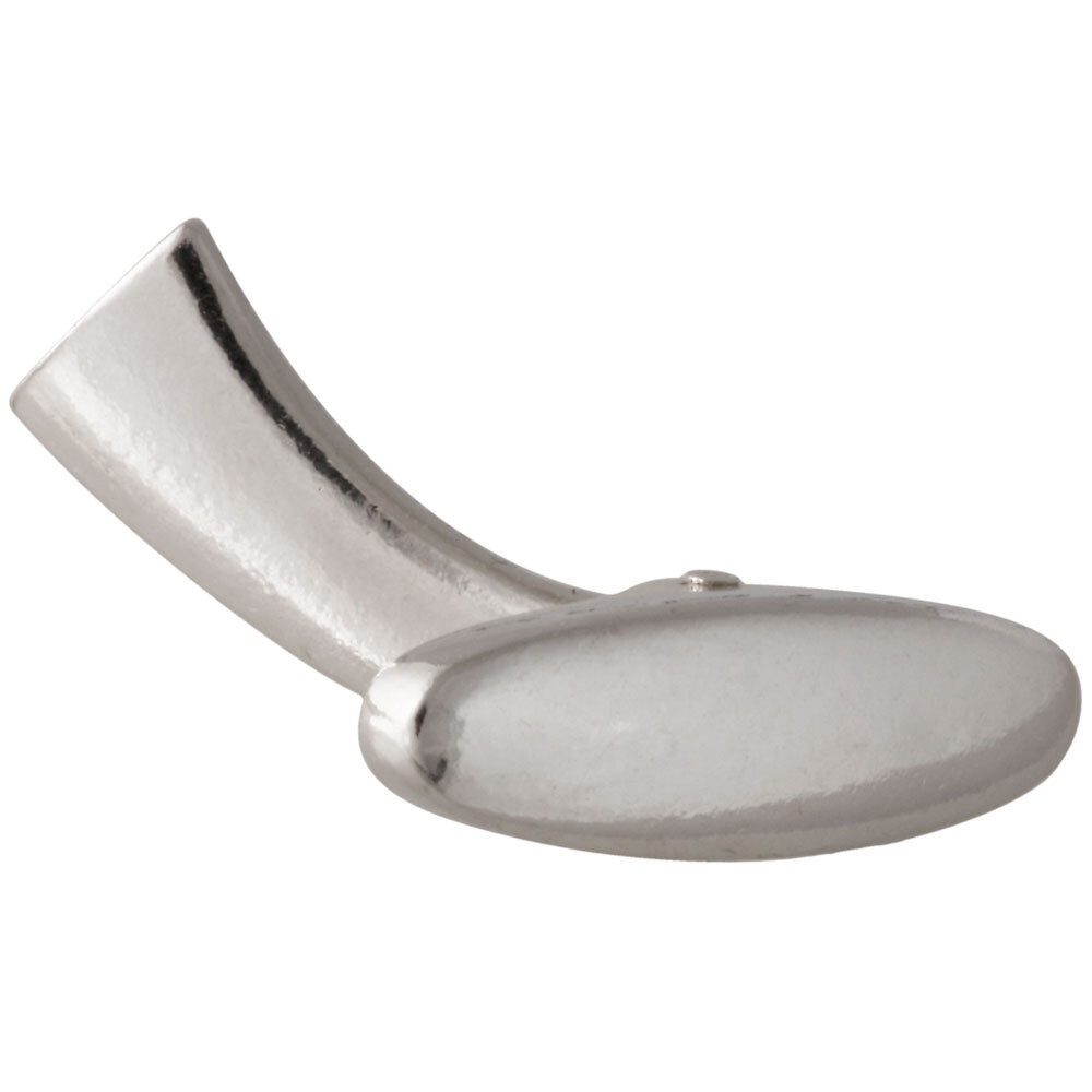 Cufflink oval-shaped with pin 925/- 