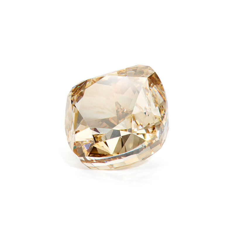 Brun diamant, cushion slib