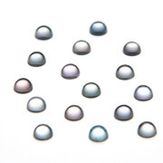 Spinel, round cabochon, 3.50 mm