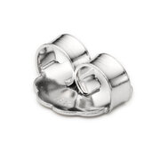 Jumbo light ear nut 750/- white gold
